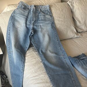 Levi's Light Blue Cinched Barrel Women Jeans